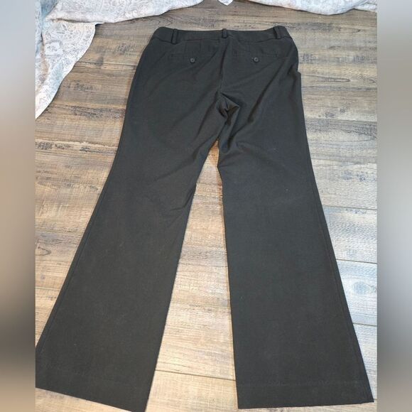 LOFT petite Julie Trouser black slacks curvy size 8 p 8p - Picture 2 of 11